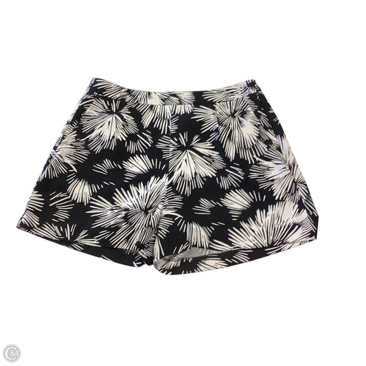 Shorts By Ann Taylor In Black & Cream, Size: 8