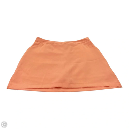Athletic Skort By Coral Bay In Orange, Size: 6