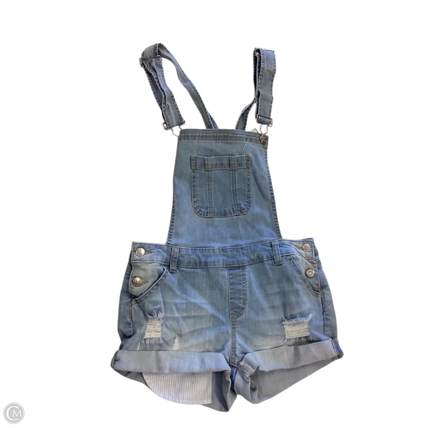 Overalls By Wax Jean In Blue Denim, Size: S
