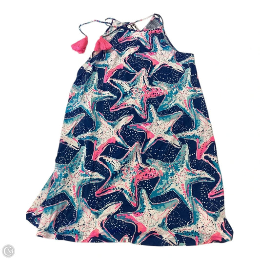 Dress Designer By Lilly Pulitzer In Blue & Pink, Size: Xxs