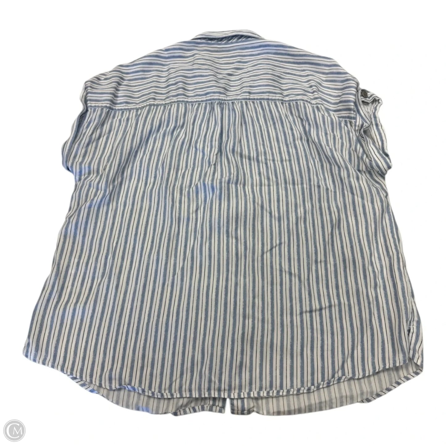 Top Short Sleeve By West Bound In Striped Pattern, Size: L
