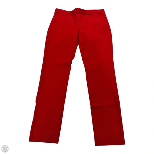 Capris By Banana Republic In Red, Size: 2