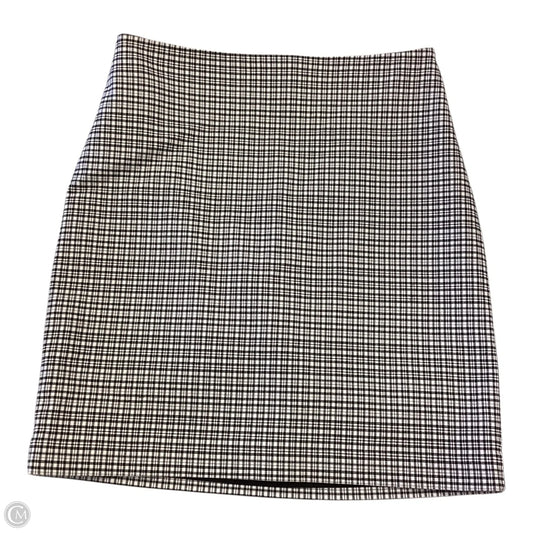 Skirt Mini & Short By White House Black Market In Checkered Pattern, Size: 4