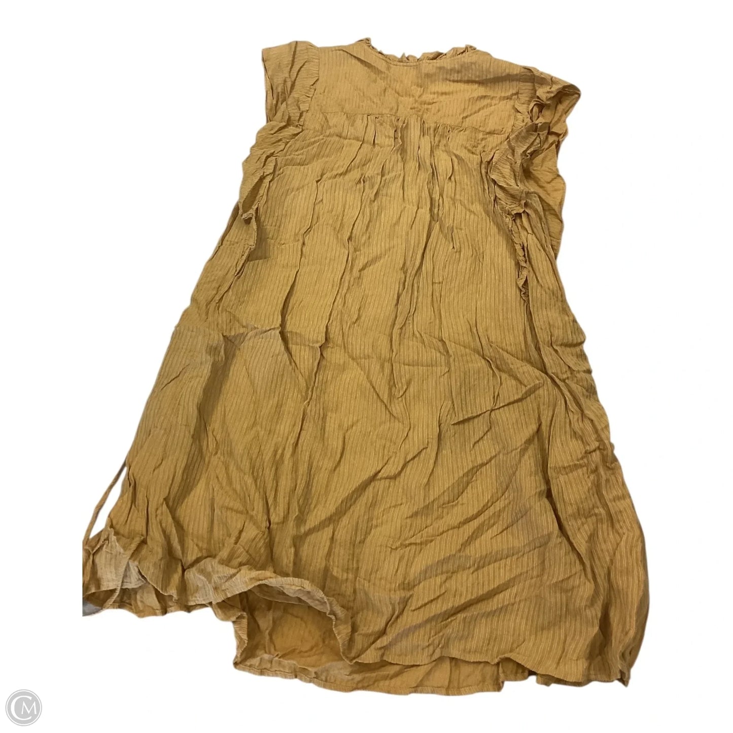 Dress Casual Midi By Loft In Yellow, Size: Xl