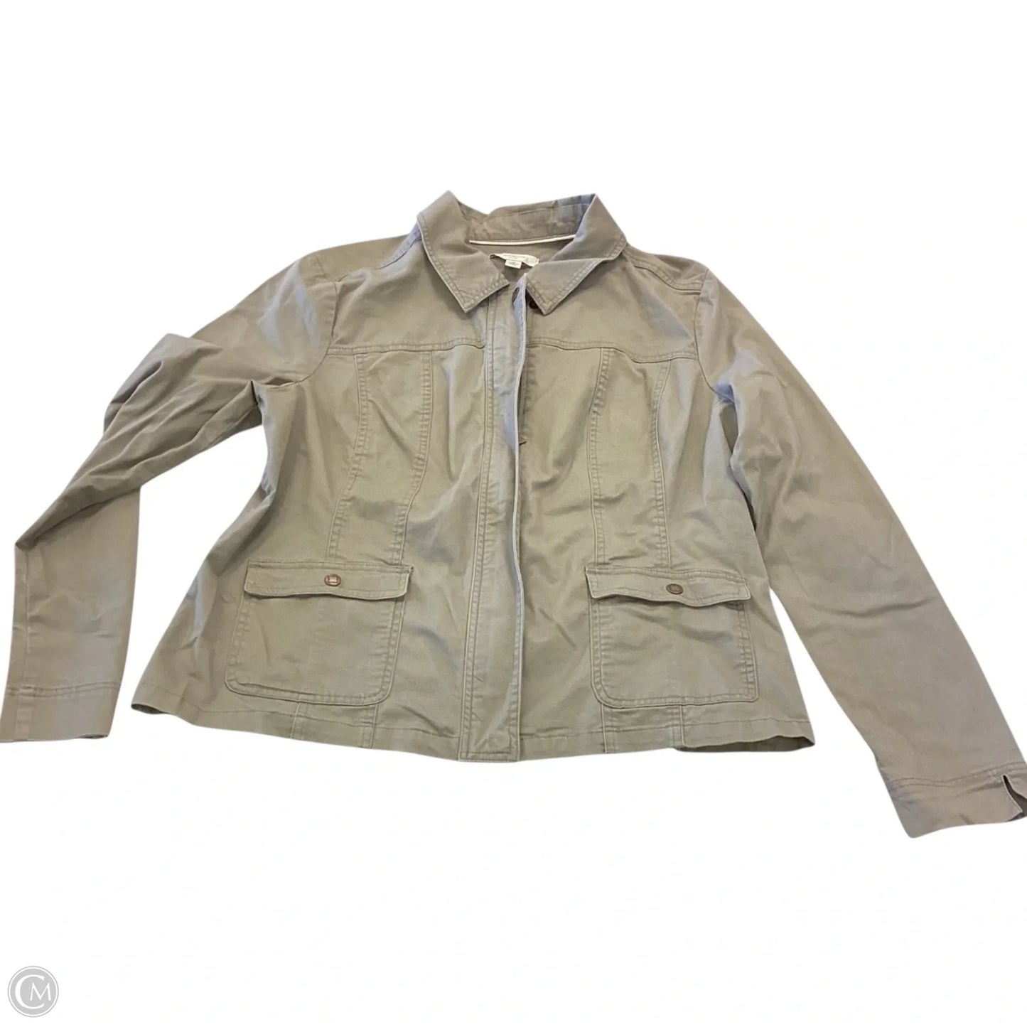 Jacket Other By Liz Claiborne In Green, Size: 16