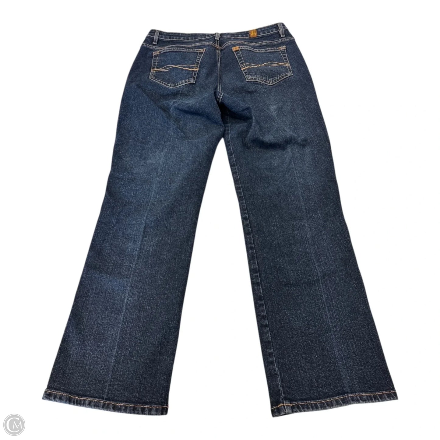 Jeans Straight By Aura In Blue Denim, Size: 14p