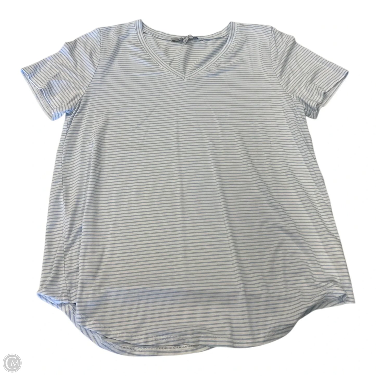 Top Short Sleeve By Green Envelope In Striped Pattern, Size: S