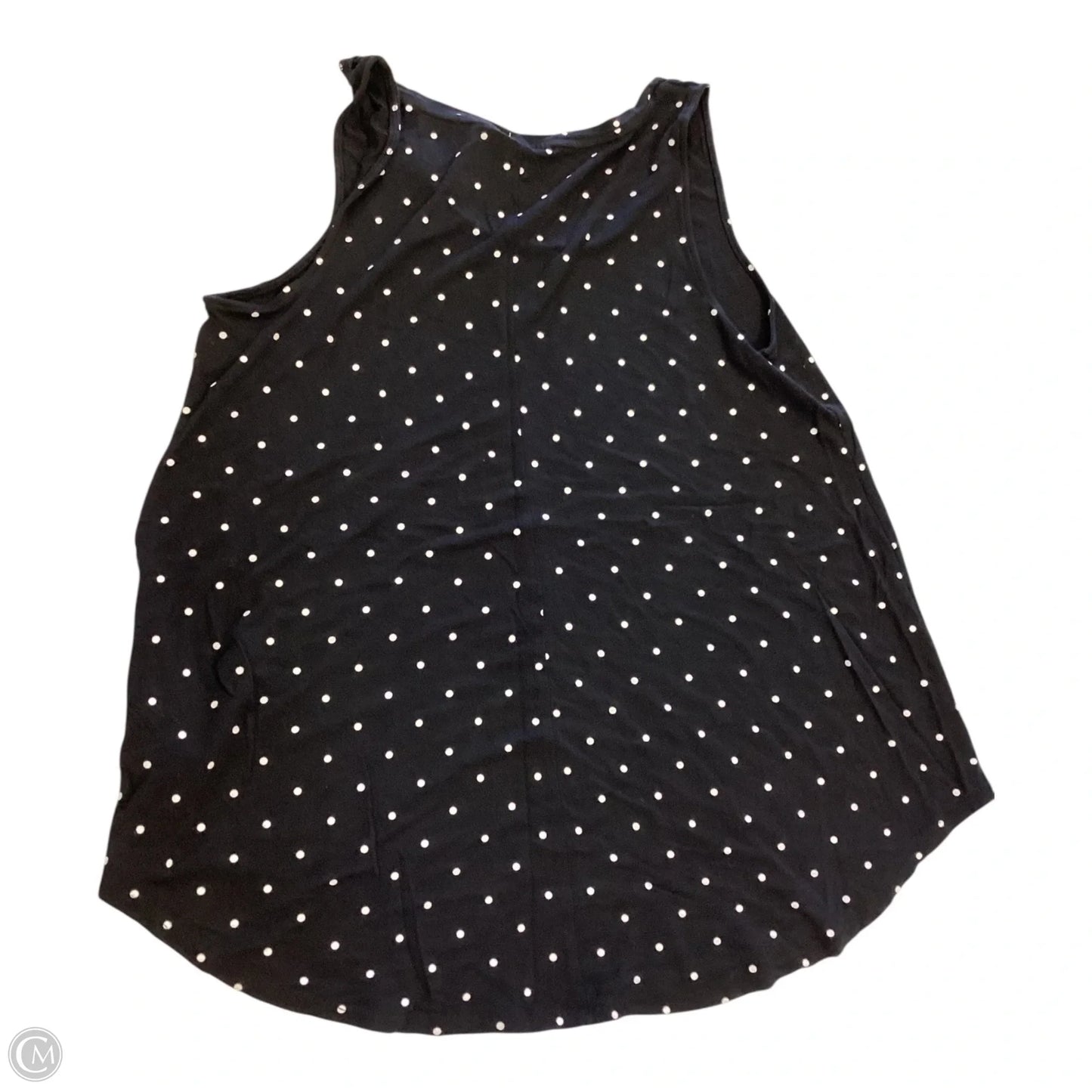 Top Sleeveless By Old Navy In Polkadot Pattern, Size: M