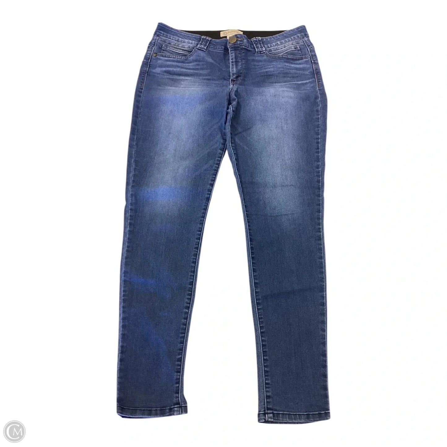 Jeans Skinny By Democracy In Blue Denim, Size: 14