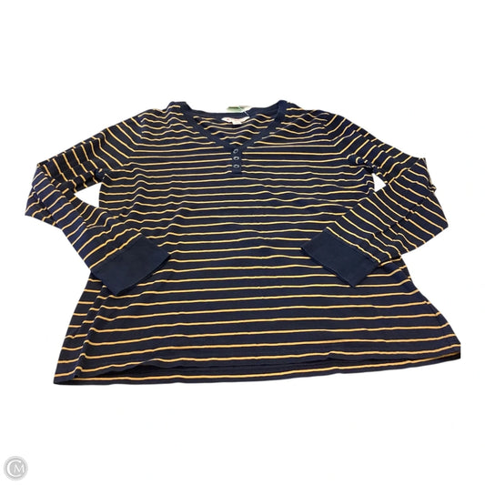 Top Long Sleeve By Brooks Brothers In Striped Pattern, Size: Xl