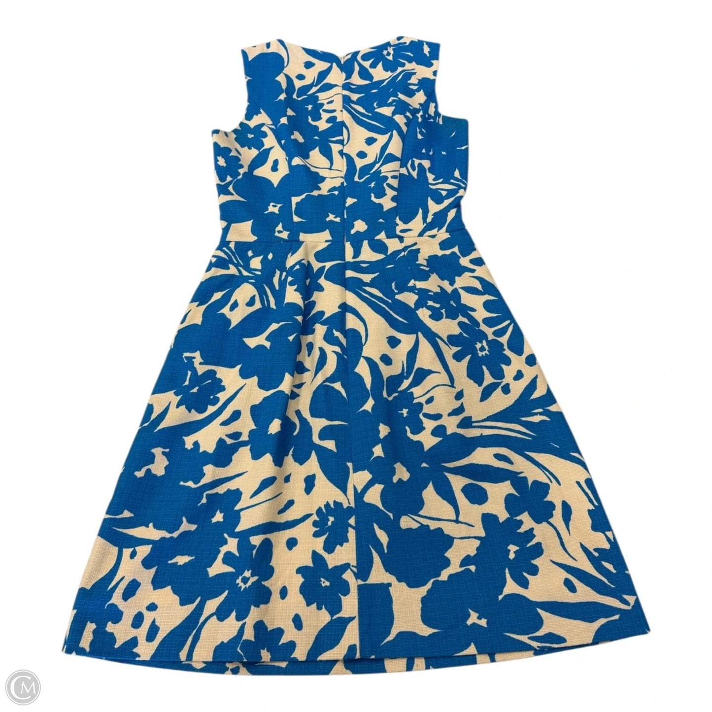 Dress Casual Short By J. Crew In Blue & Cream, Size: 0