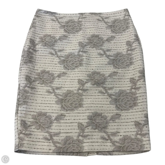 Skirt Midi By Ann Taylor In Floral Print, Size: 2p