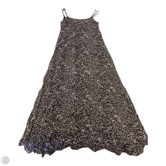Dress Casual Maxi By Newport News In Black & Brown, Size: 6