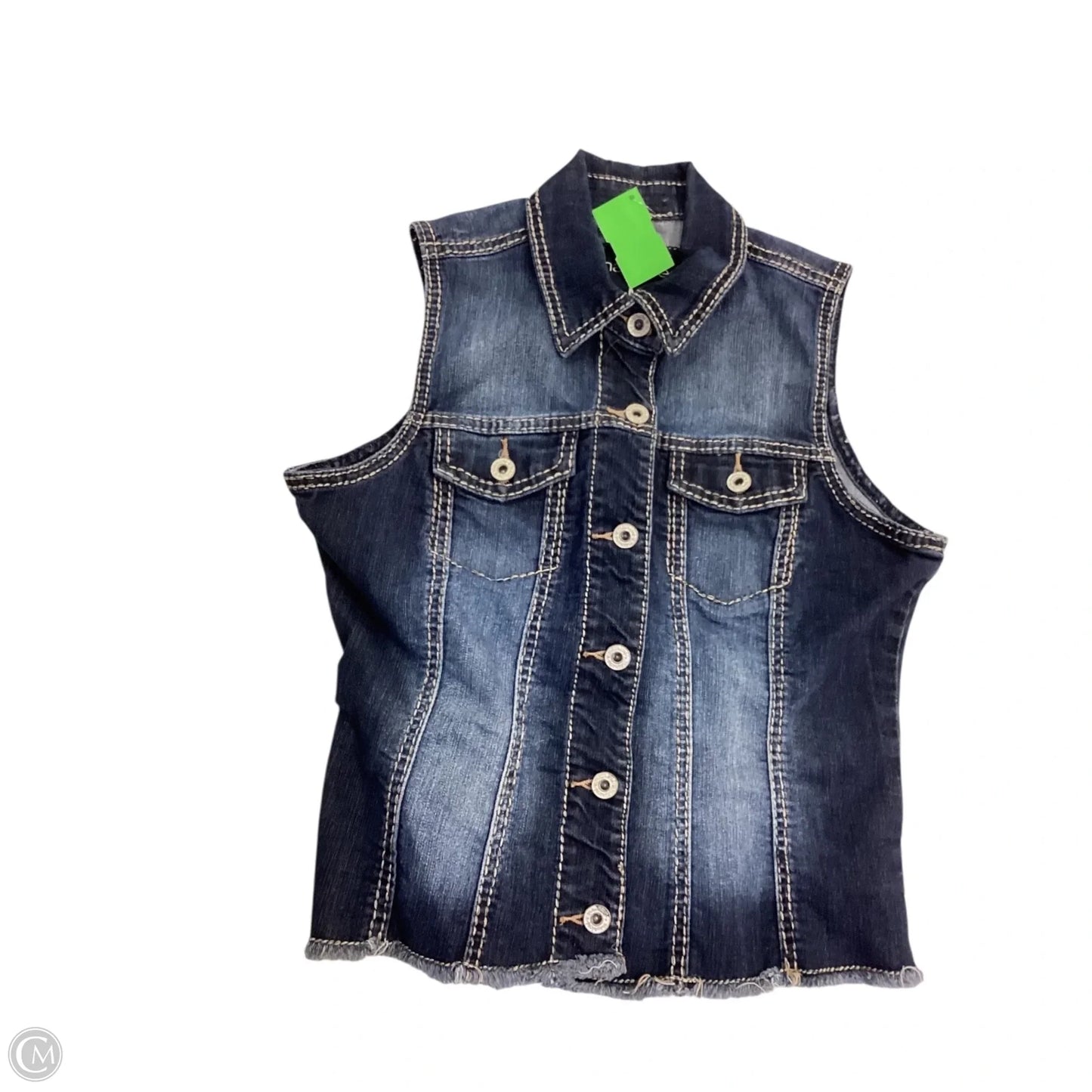 Vest Other By Maurices In Blue Denim, Size: M