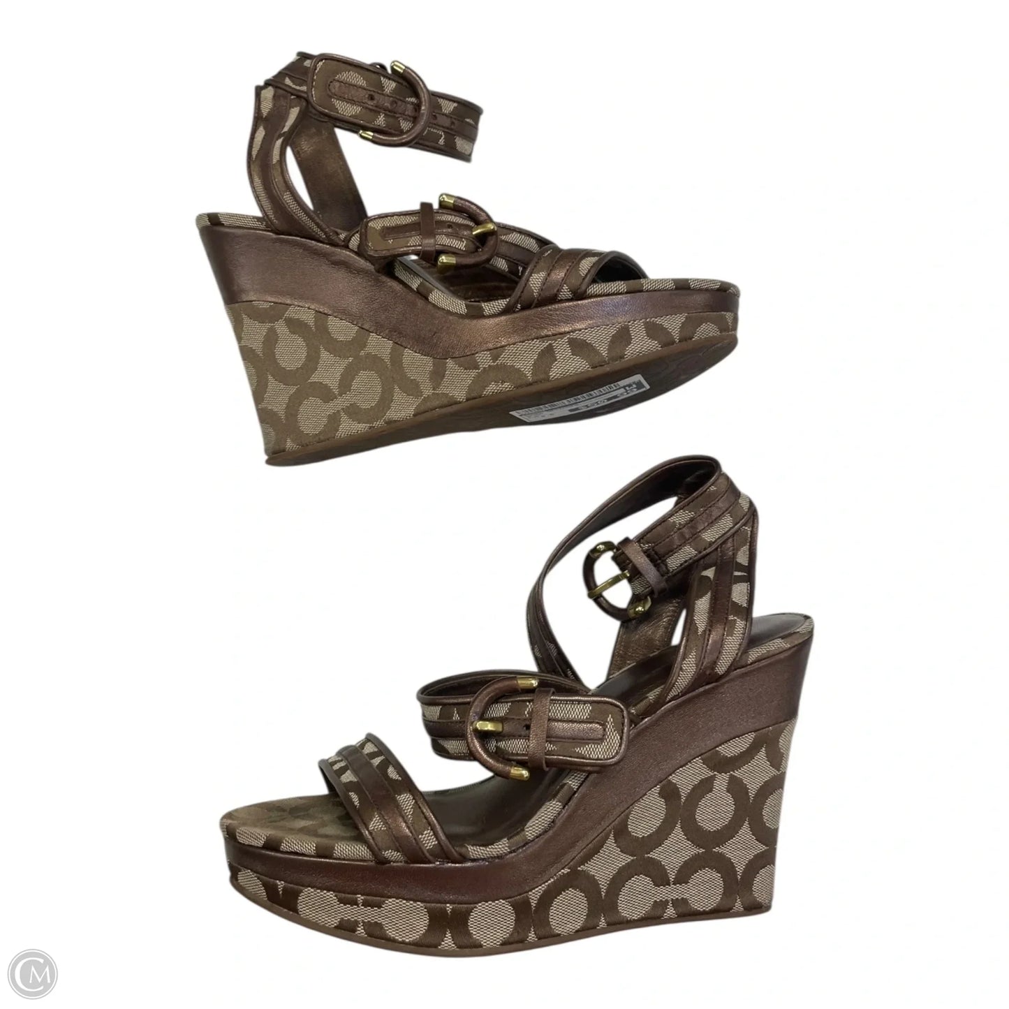 Shoes Designer By Coach In Brown, Size: 8.5