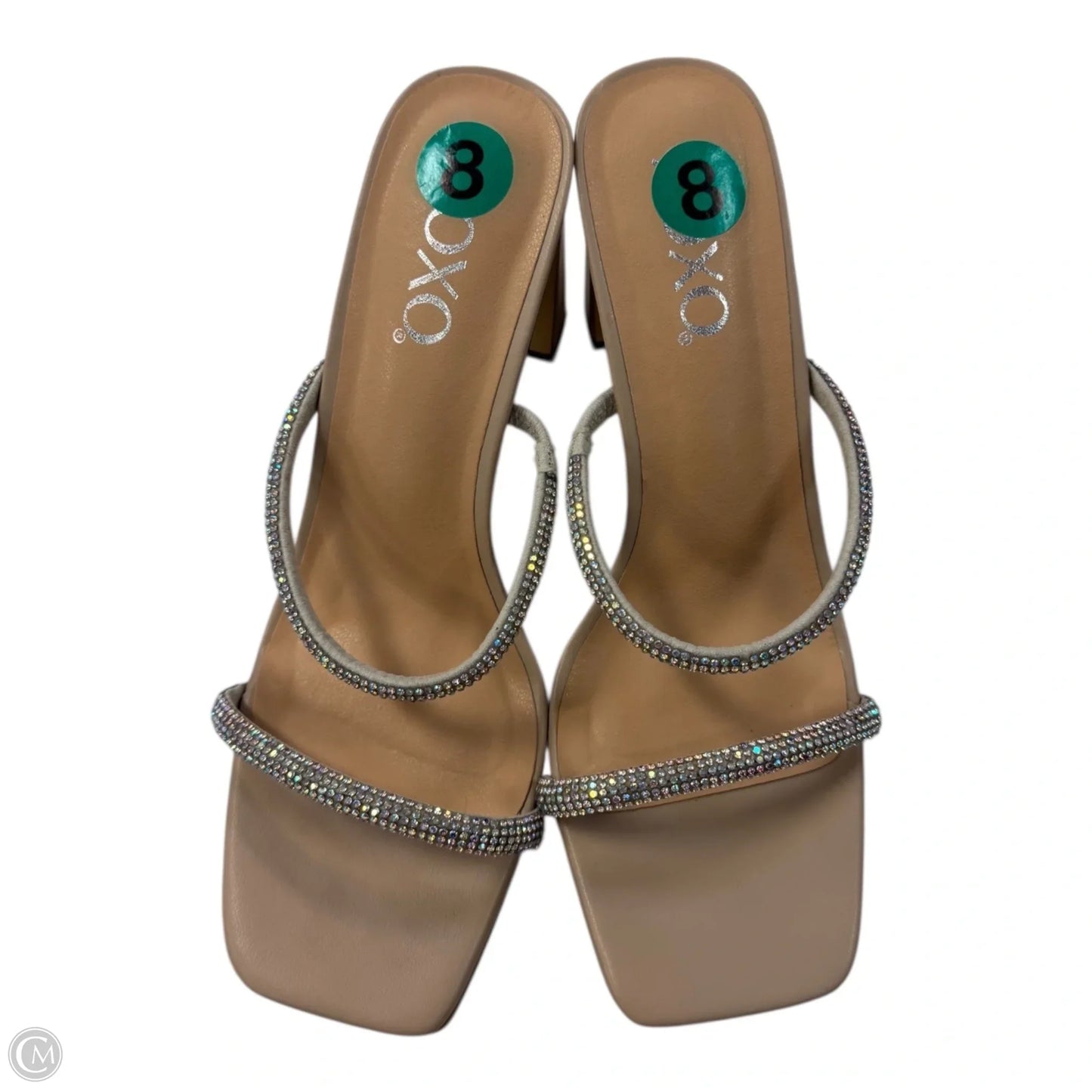 Shoes Heels Block By Steve Madden In Beige, Size: 8