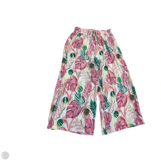 Pants Lounge By Clothes Mentor In Floral Print, Size: L