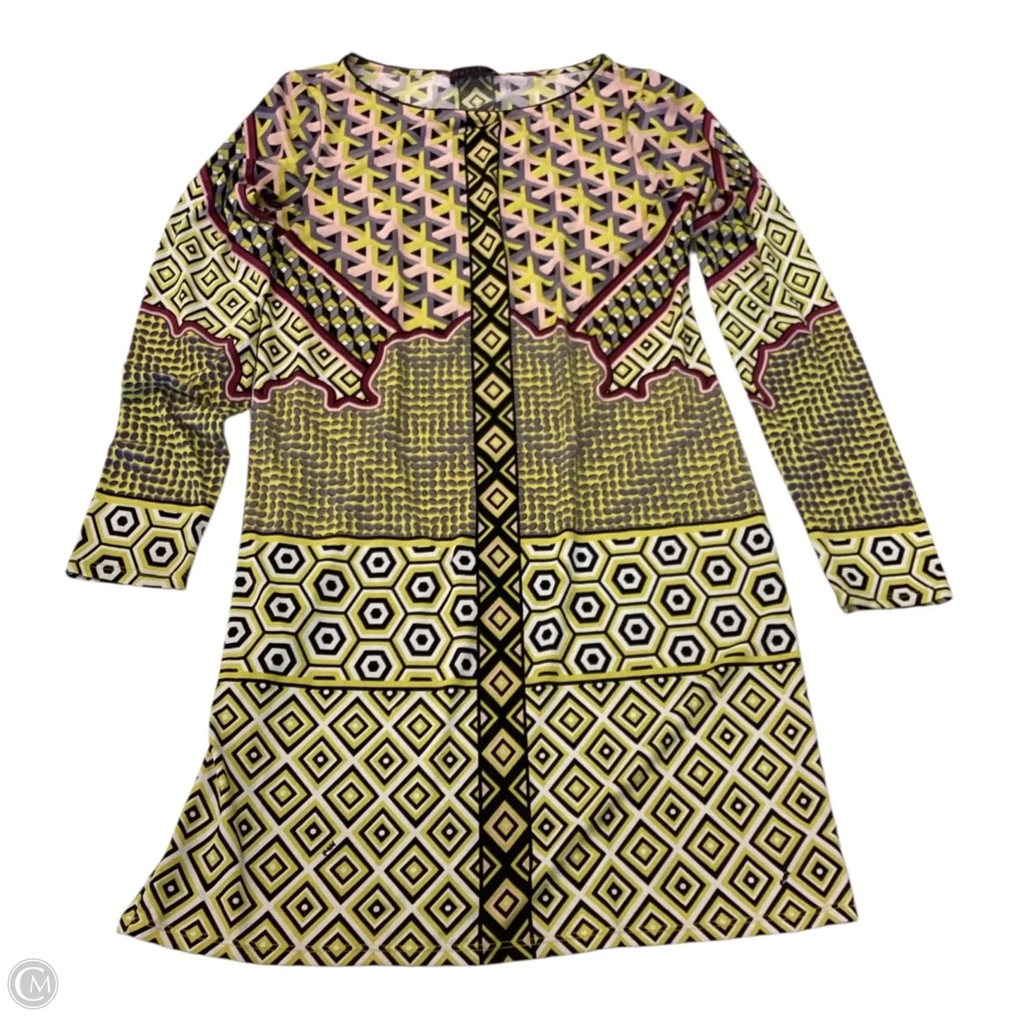 Dress Casual Short By Hale Bob In Geometric Pattern, Size: S