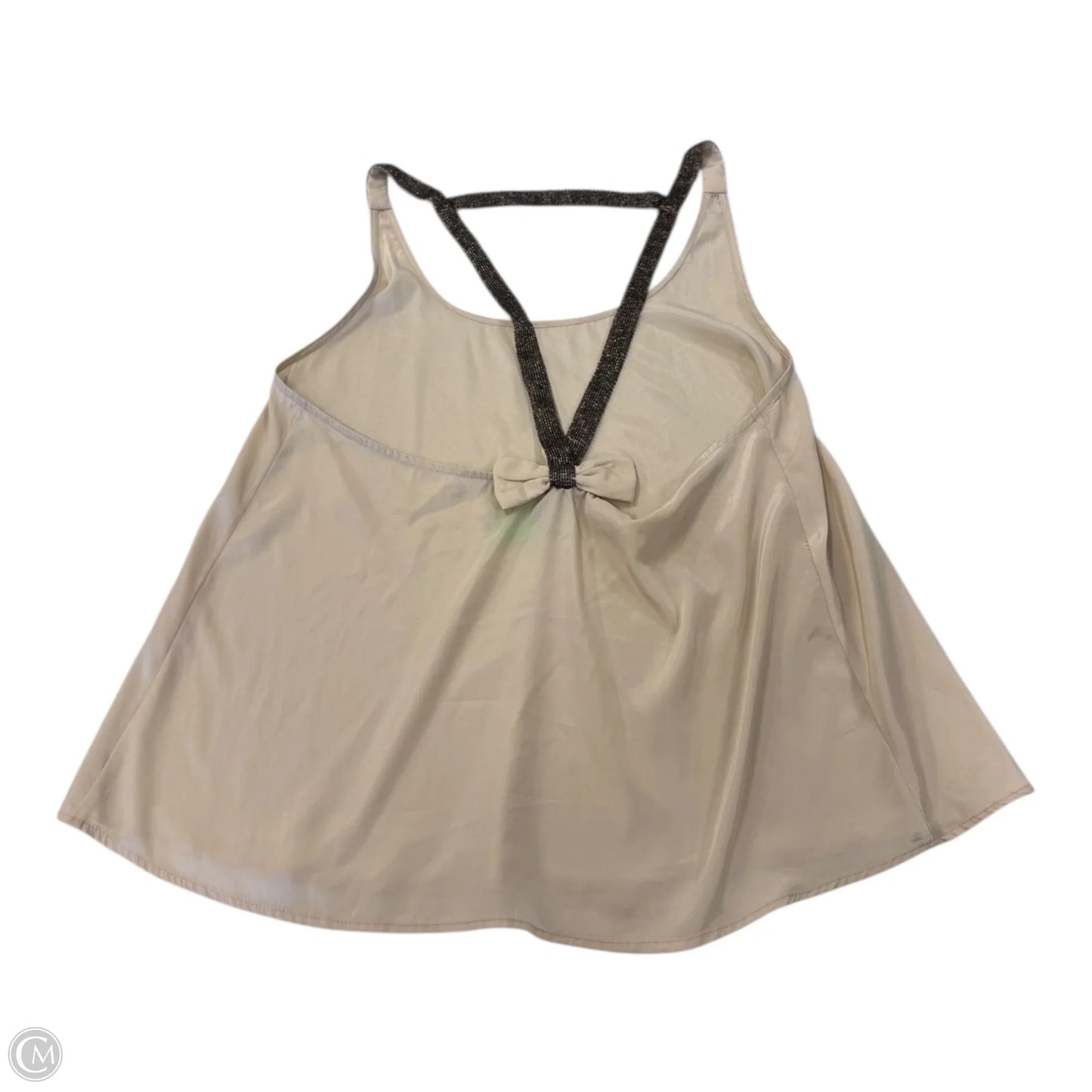 Top Sleeveless By Top Shop In Black & Pink, Size: M