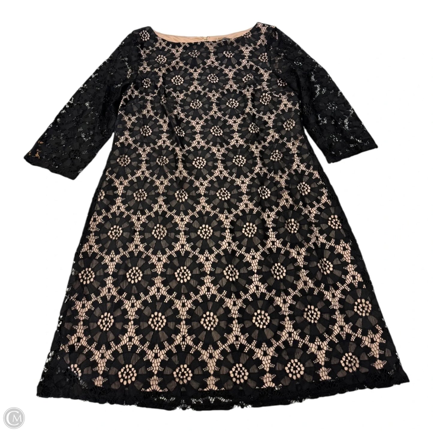 Dress Party Midi By Jessica Howard In Black & Brown, Size: 12