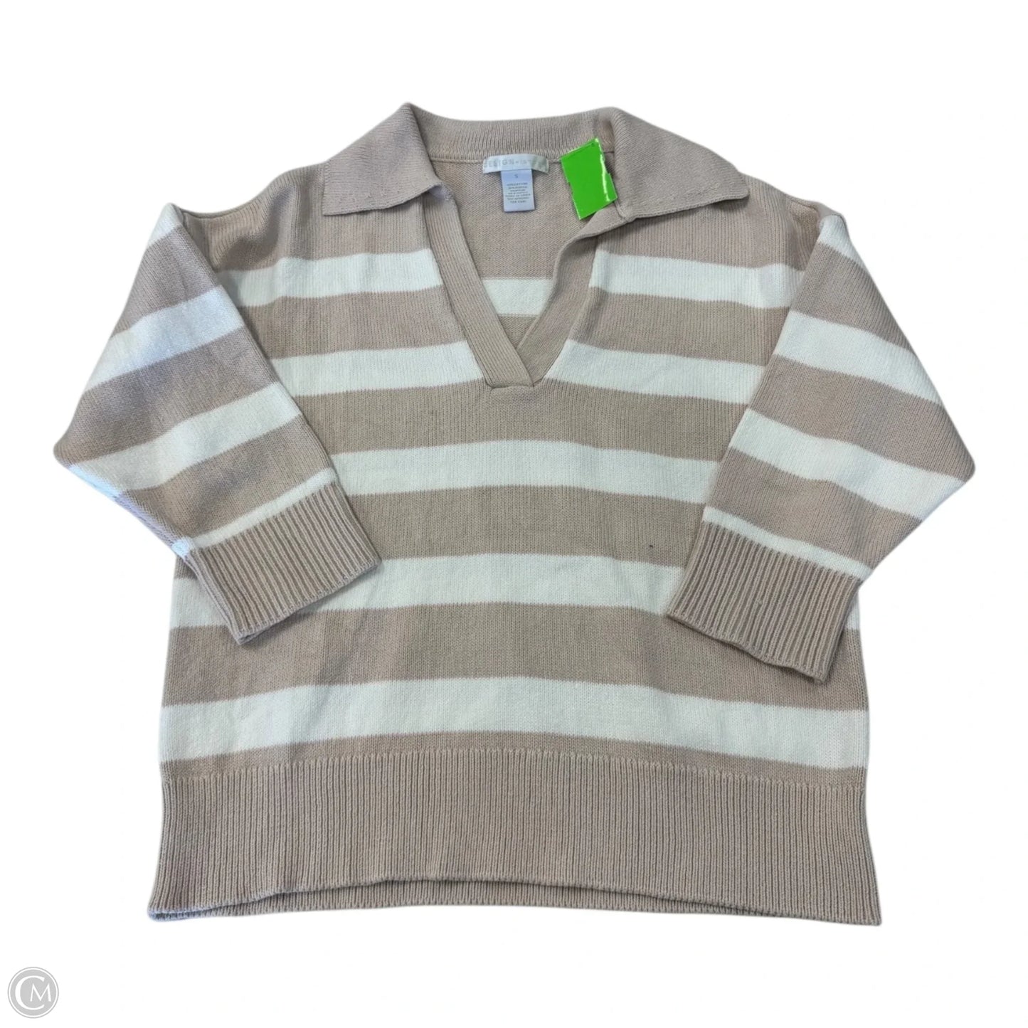 Sweater By Design History In Striped Pattern, Size: S