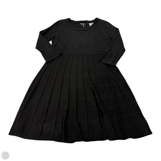 Dress Party Midi By Ellen Tracy In Black, Size: L