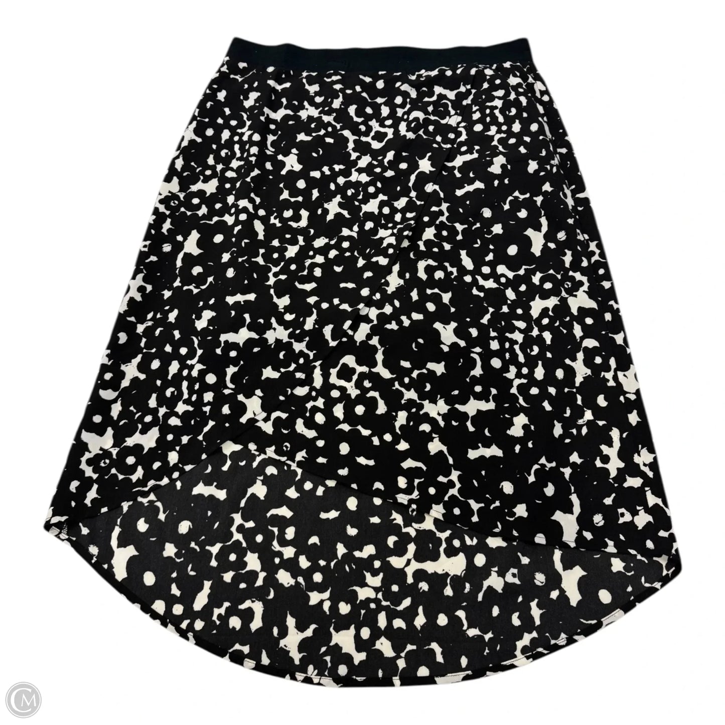 Skirt Midi By Cabi In Black & White, Size: M