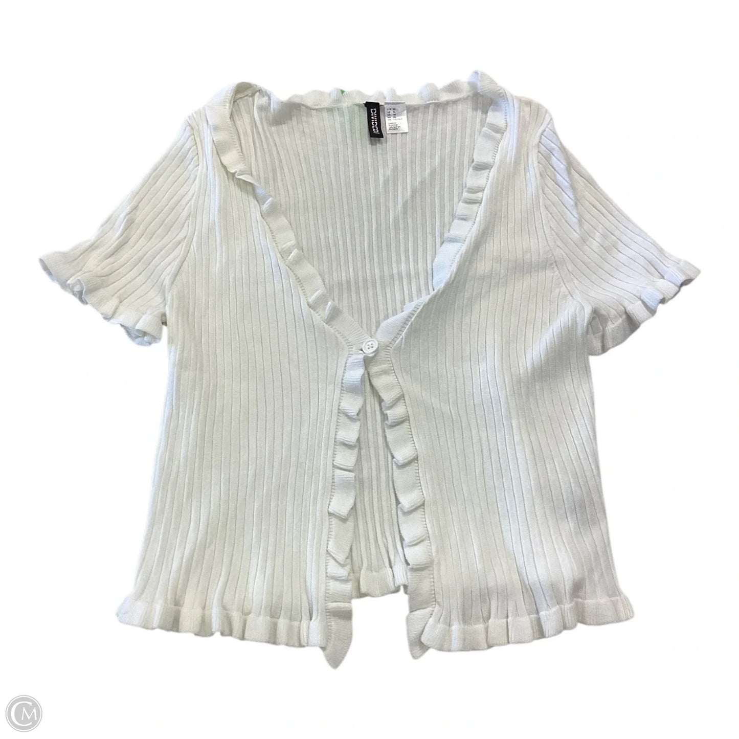 Cardigan By Divided In Cream, Size: Xl