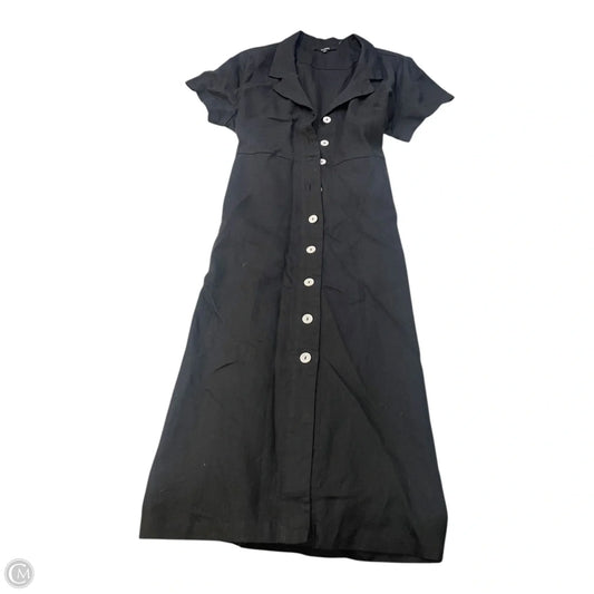 Dress Casual Maxi By Quince In Black, Size: Xl