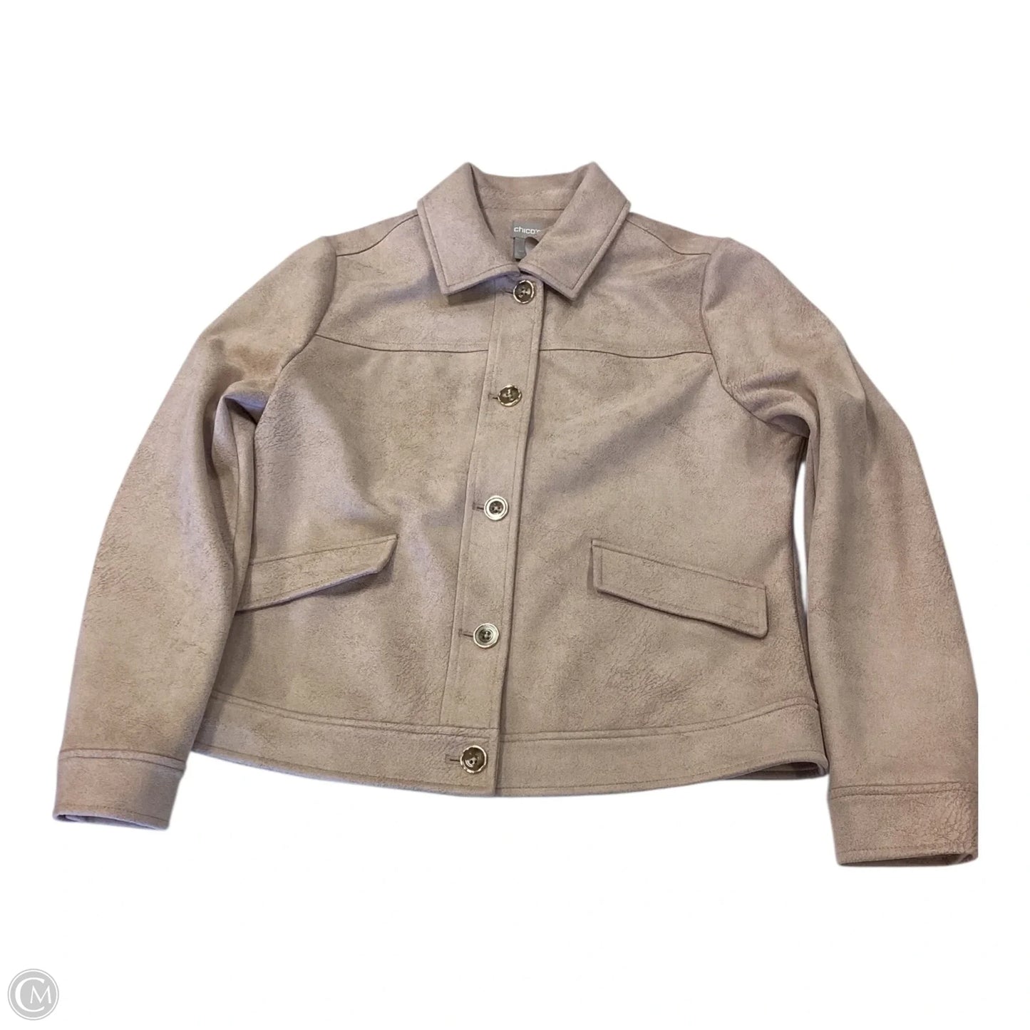 Jacket Other By Chicos In Beige, Size: M