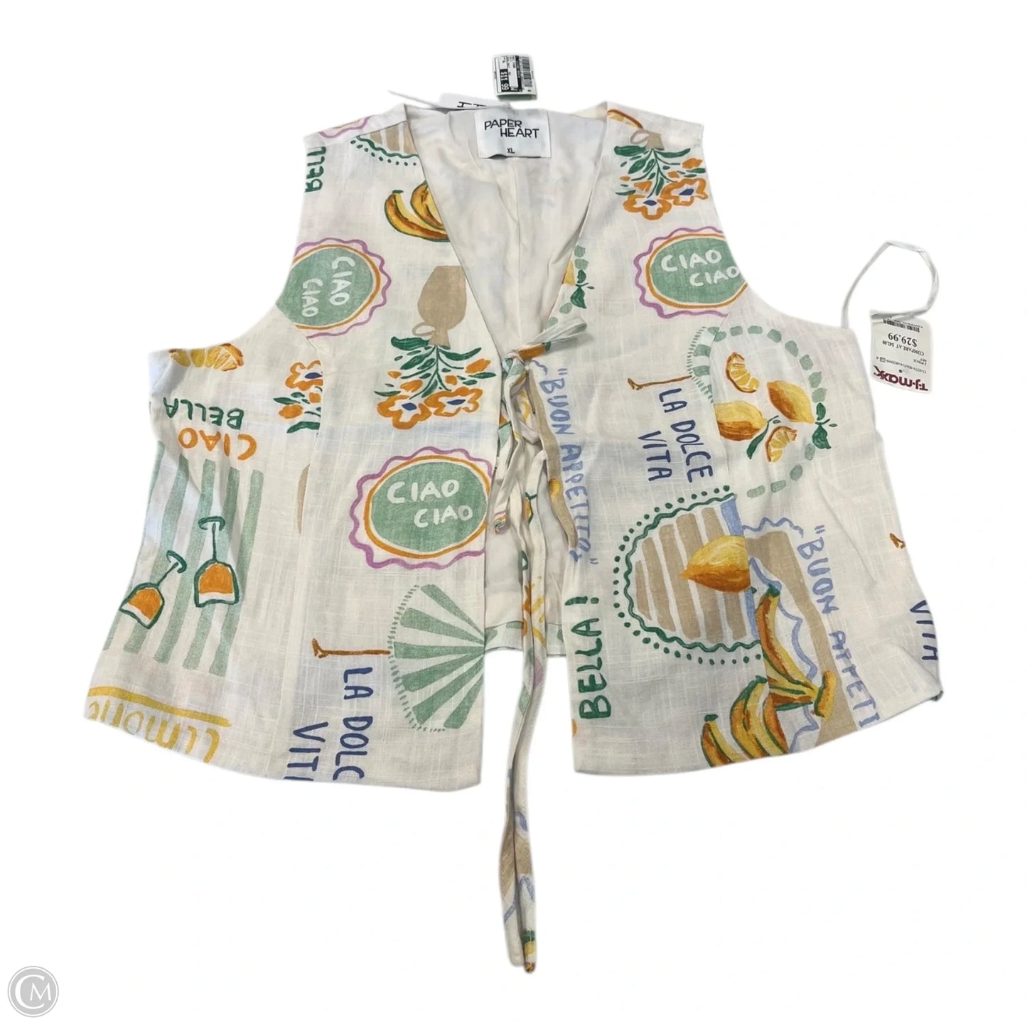 Vest Other By Clothes Mentor In Multi-colored, Size: Xl