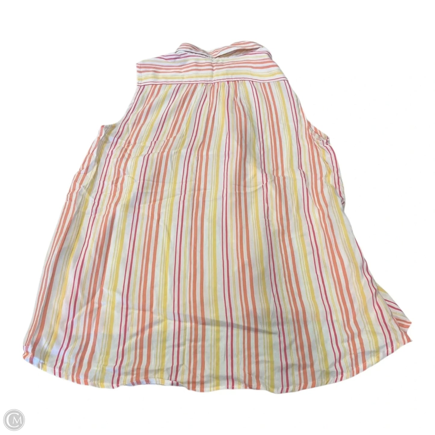 Top Sleeveless By Clothes Mentor In Striped Pattern, Size: L