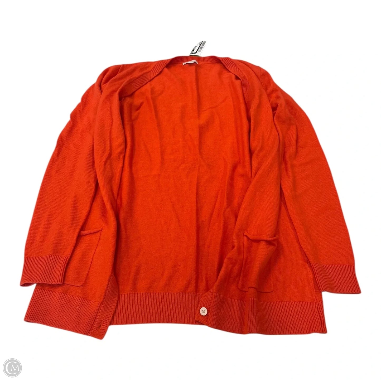 Cardigan By Gap In Orange, Size: Xs