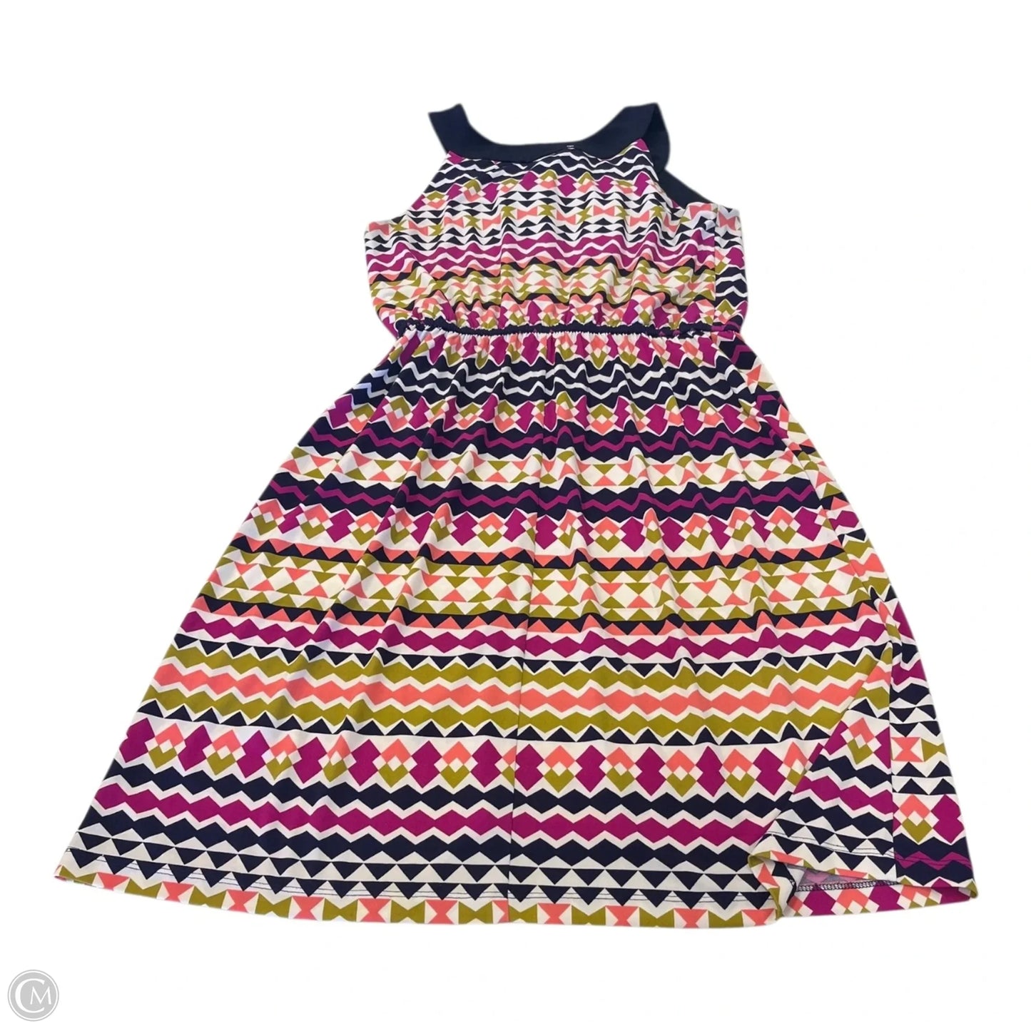 Dress Casual Short By Enfocus In Geometric Pattern, Size: 6