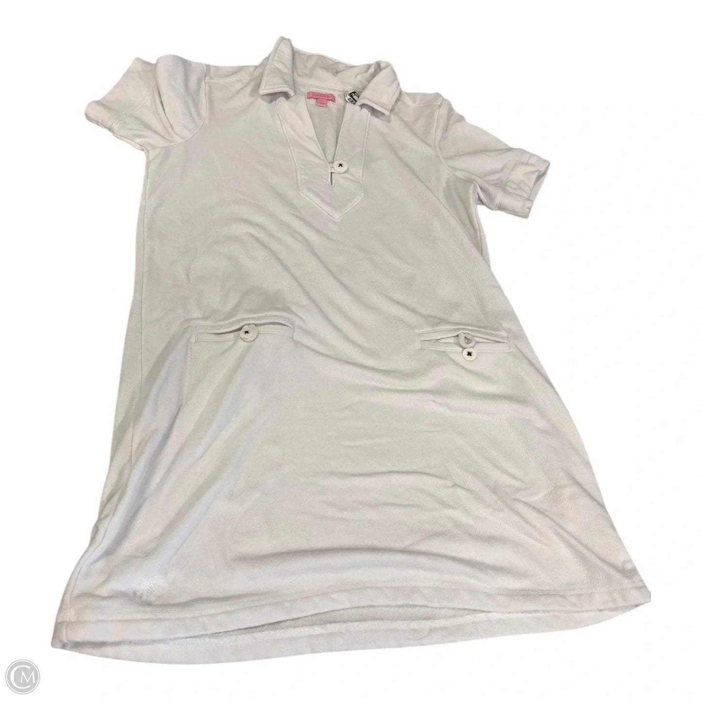 Dress Designer By Lilly Pulitzer In White, Size: L