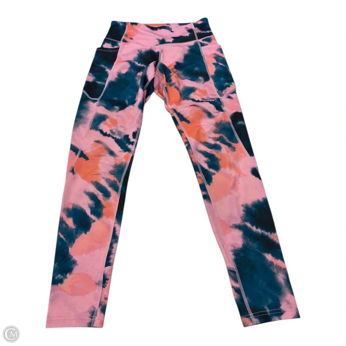 Athletic Leggings By Tek Gear In Tie Dye Print, Size: M