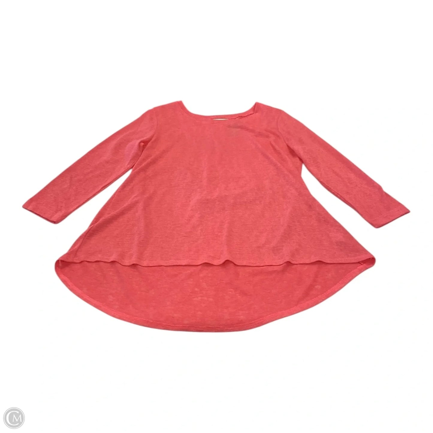 Top Long Sleeve By Soft Surroundings In Pink, Size: M