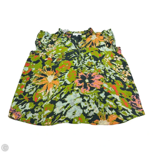Top Short Sleeve By Chelsea And Theodore In Multi-colored, Size: 2x