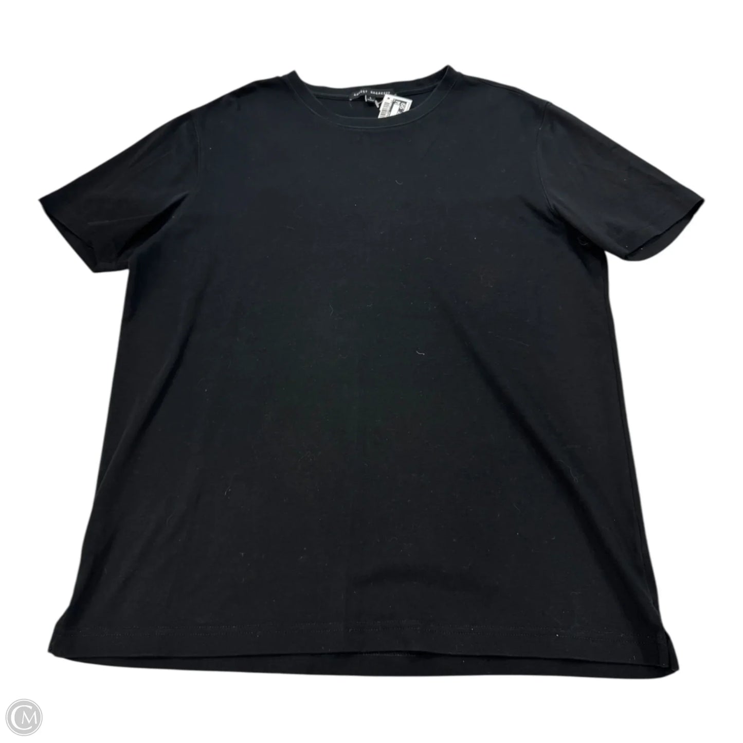Top Short Sleeve Basic By Clothes Mentor In Black, Size: L