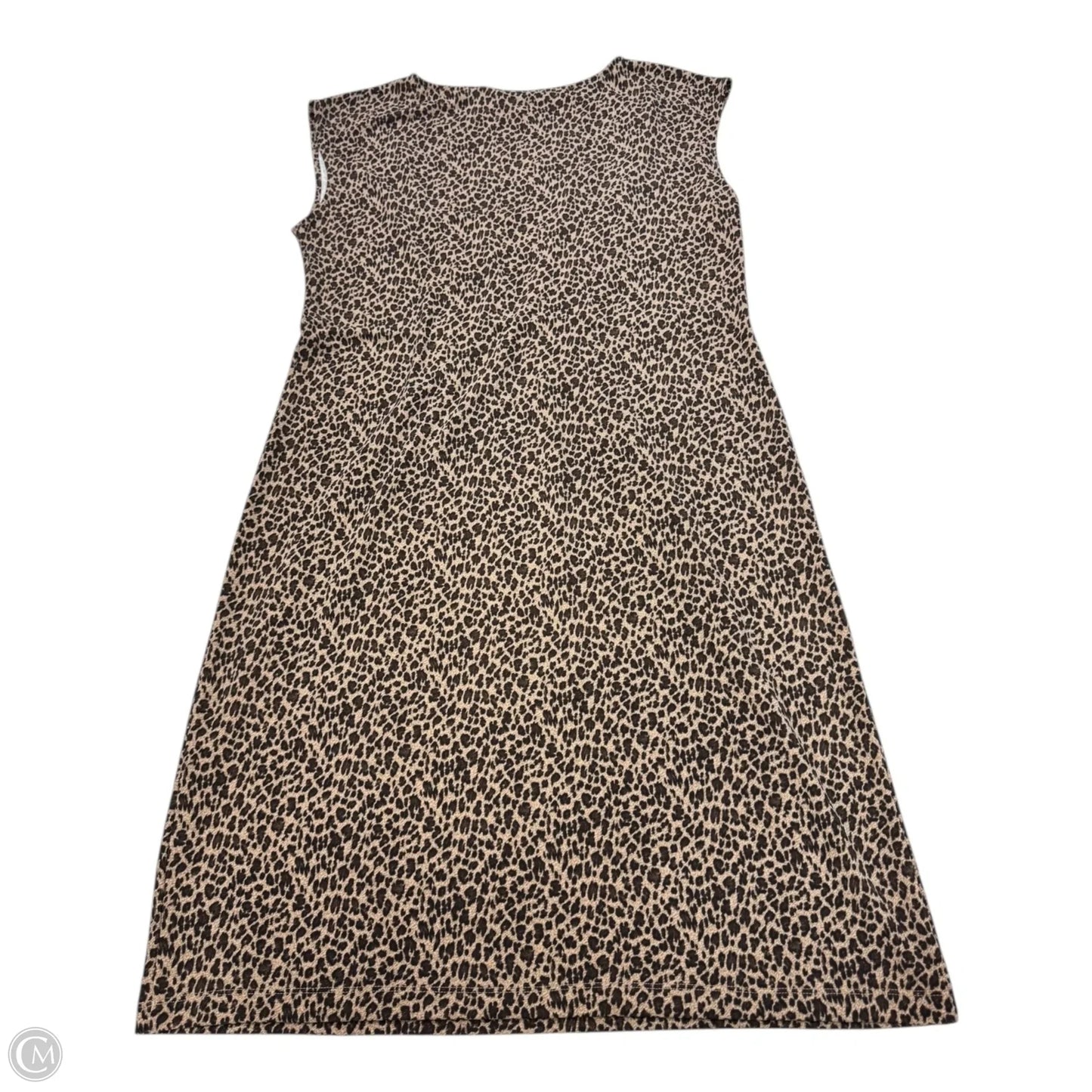 Dress Casual Midi By Talbots In Animal Print, Size: Xl
