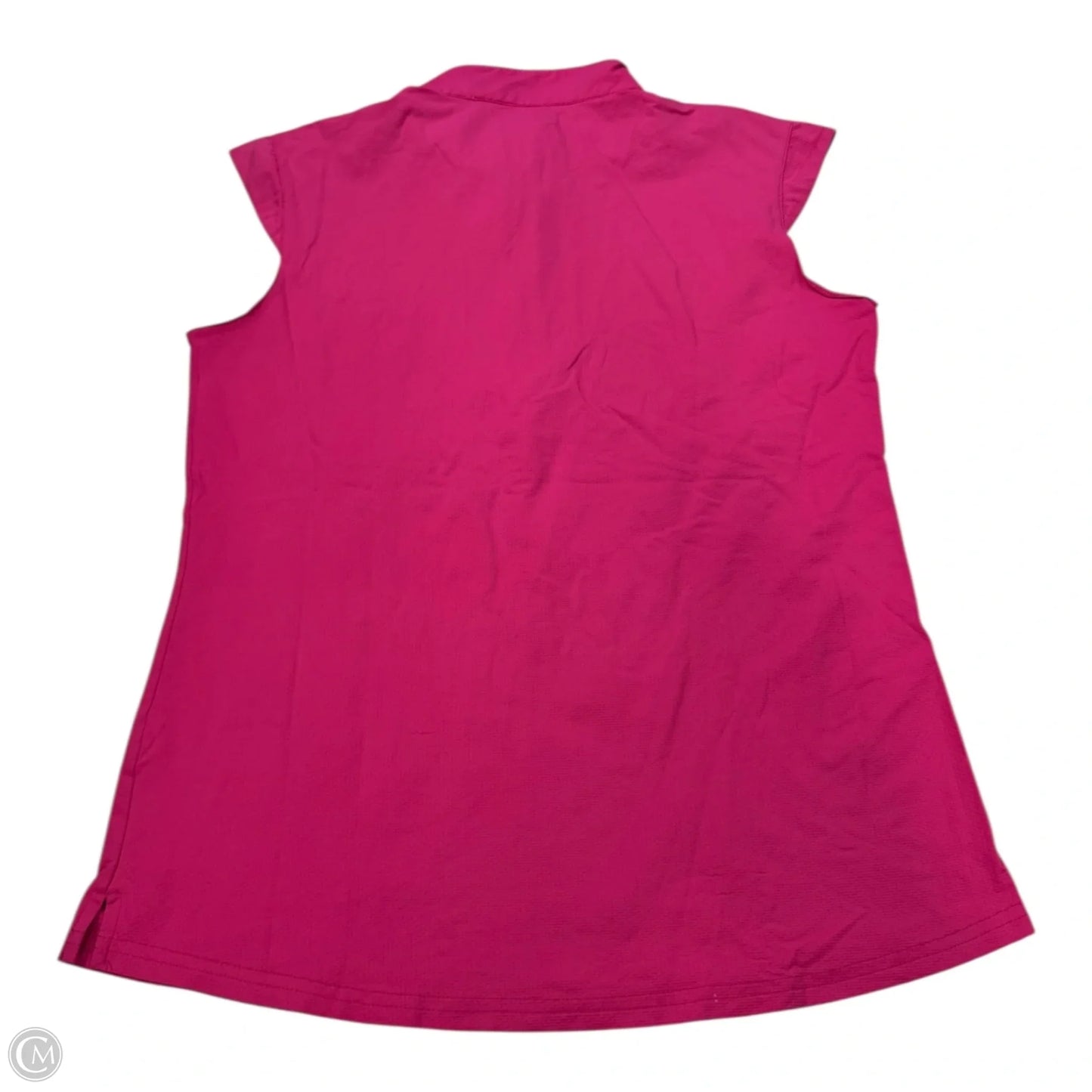 Athletic Top Long Sleeve Collar By Clothes Mentor In Pink, Size: M