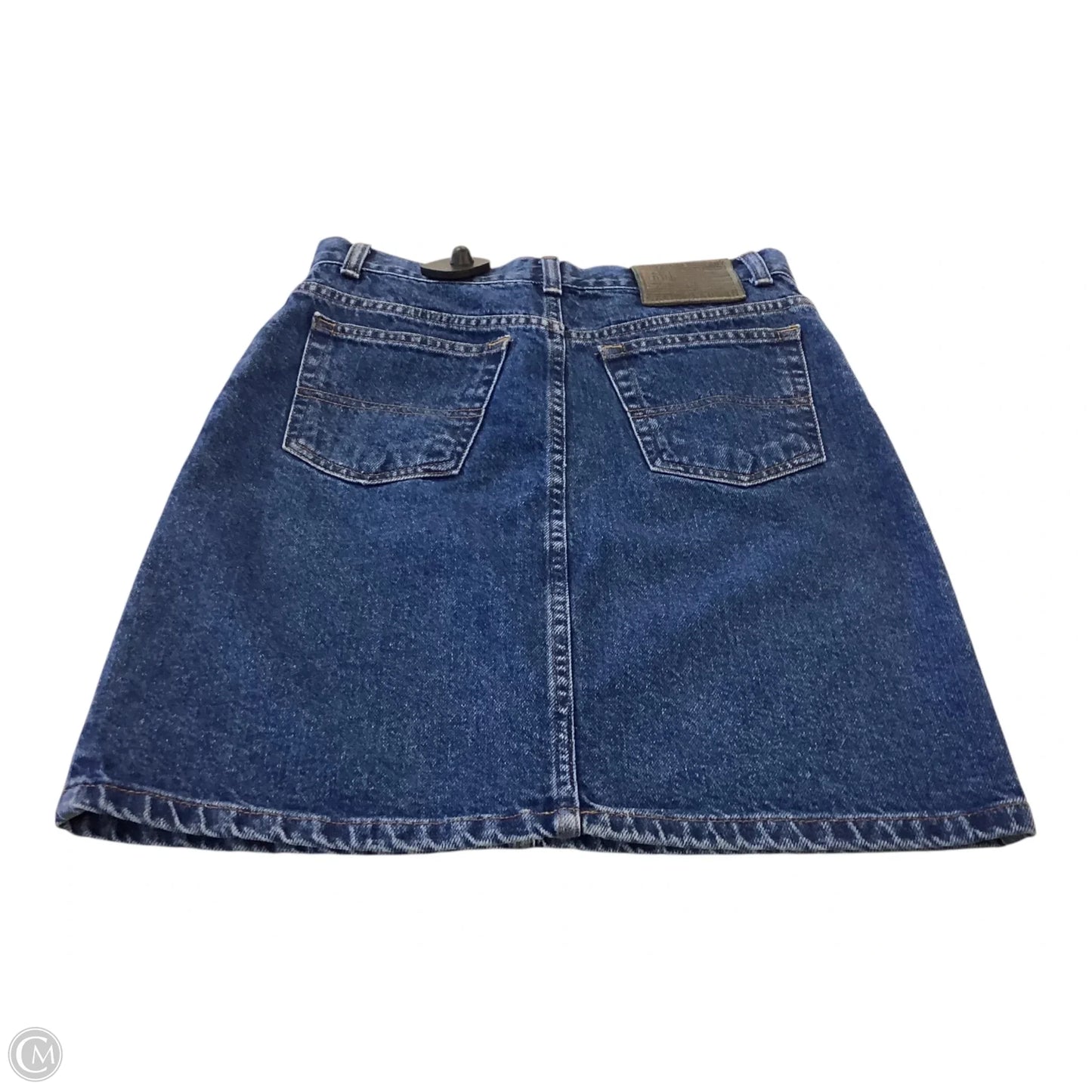Skirt Mini & Short By Polo Ralph Lauren In Blue Denim, Size: 16