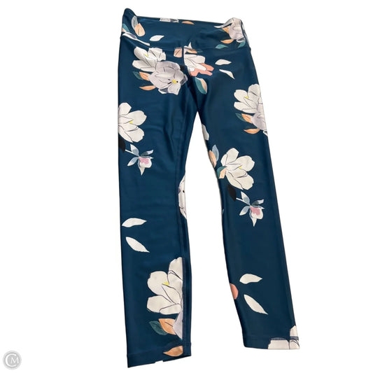 Athletic Leggings Capris By Athleta In Floral Print, Size: M