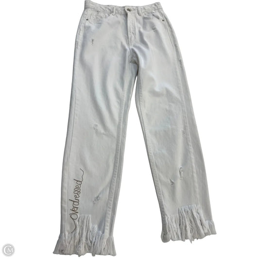 Pants Other By Zara In White Denim, Size: 2