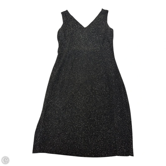 Dress Party Short By Calvin Klein In Black & Gold, Size: 8