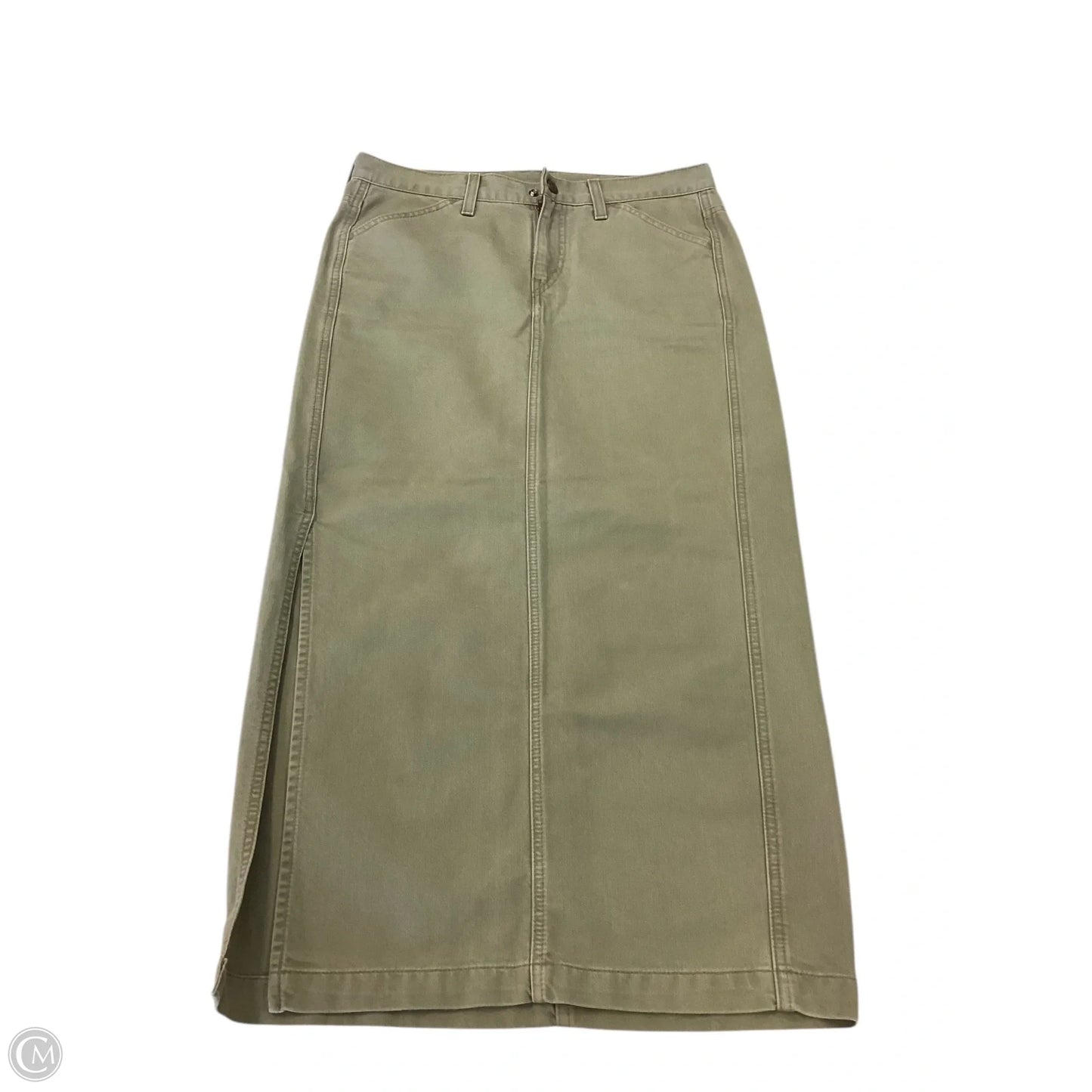 Skirt Maxi By Levis In Green, Size: 6