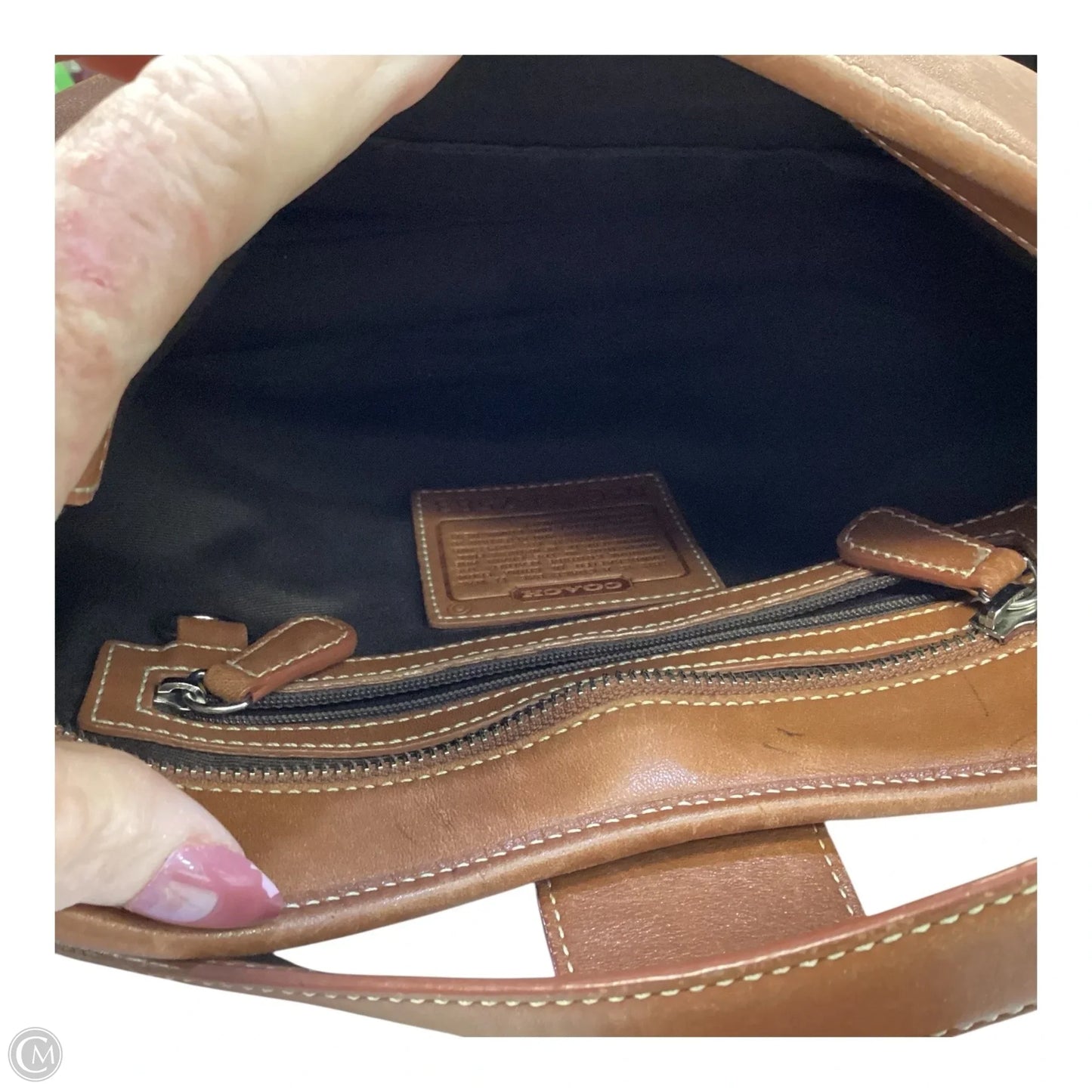 Handbag Designer By Coach, Size: Medium