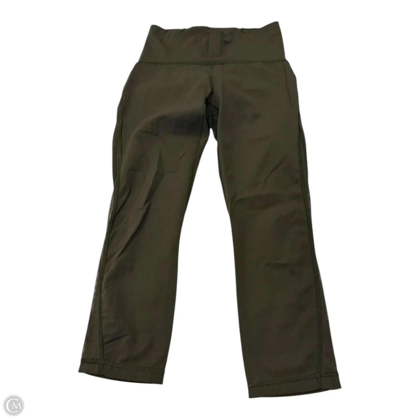 Athletic Capris By Lululemon In Green, Size: 6