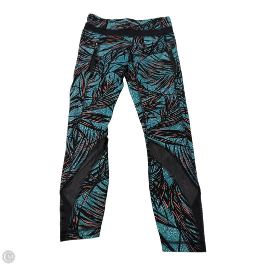 Athletic Capris By Lululemon In Multi-colored, Size: 4