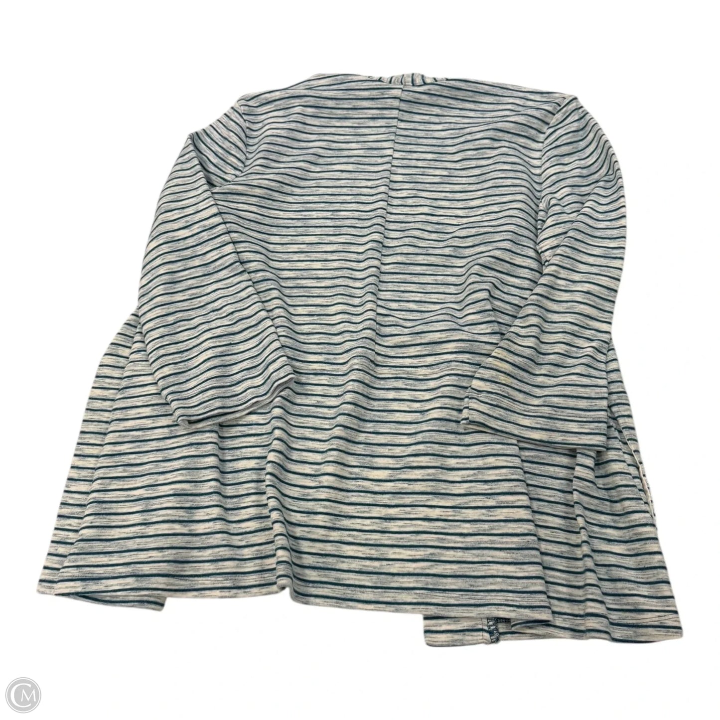 Cardigan By Talbots In Striped Pattern, Size: M